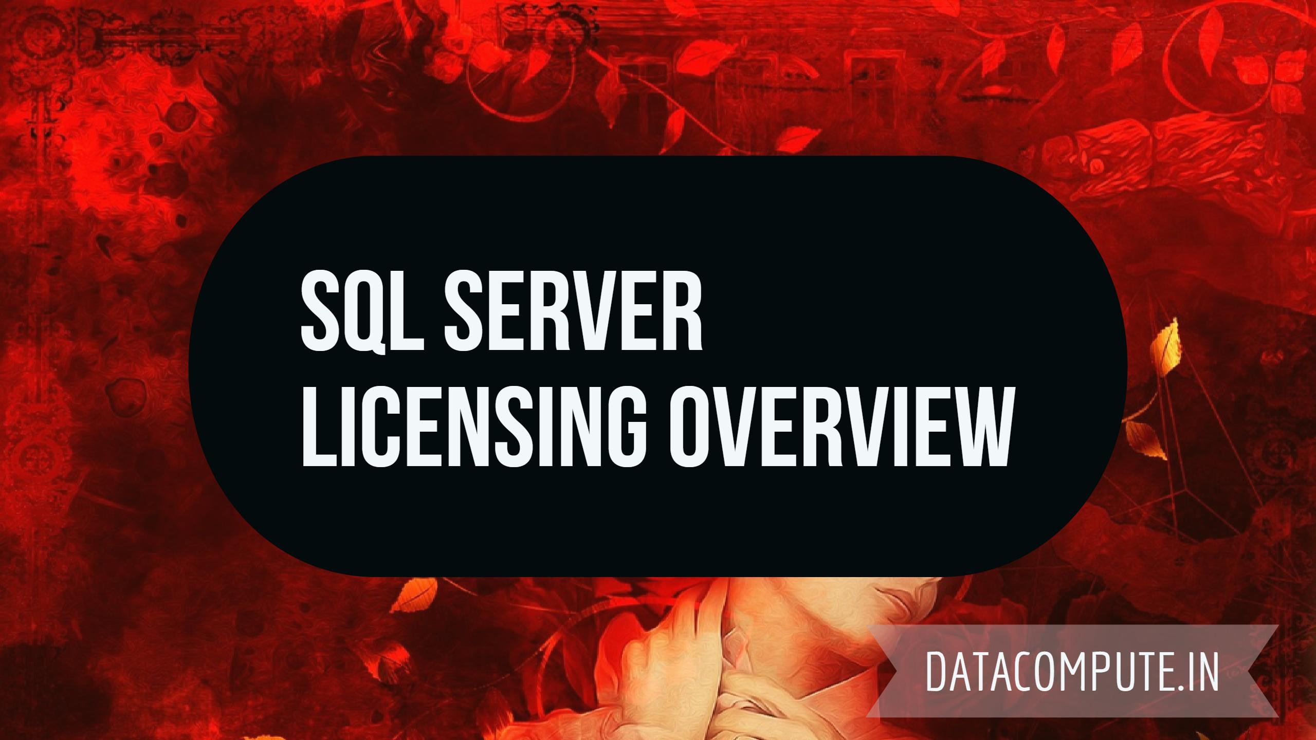 SQL Server 2014 Licensing