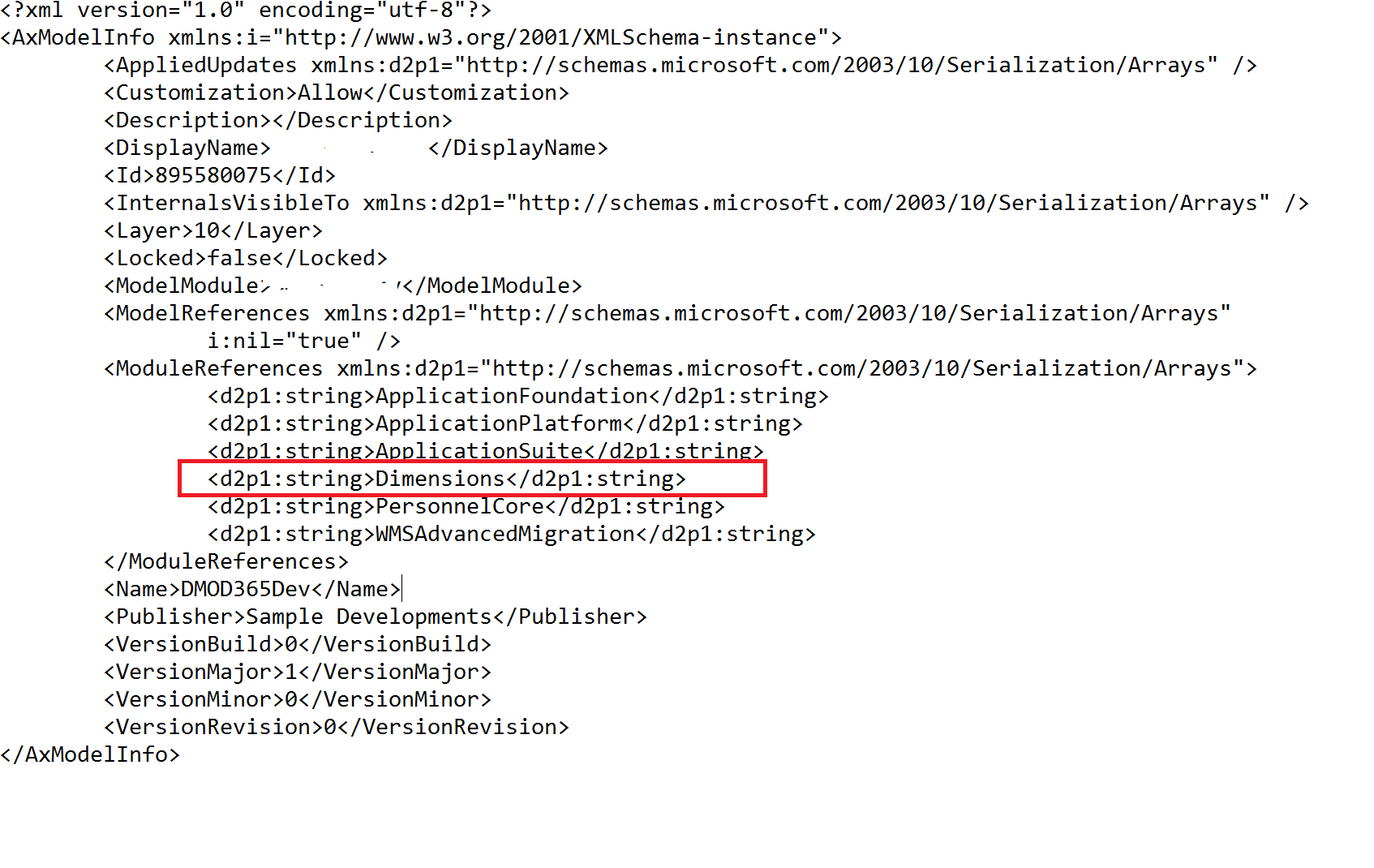 Descriptor.xml in Dynamics 365 for Finance and Operations