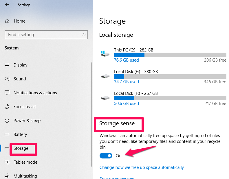 What exactly is deleted with Windows 10 Storage Sense?