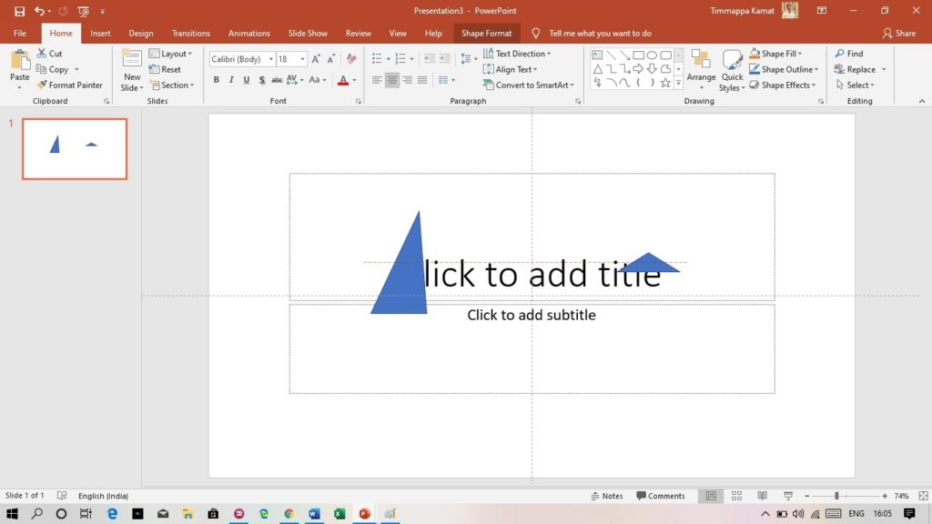 Turn on PowerPoint Smart Guides