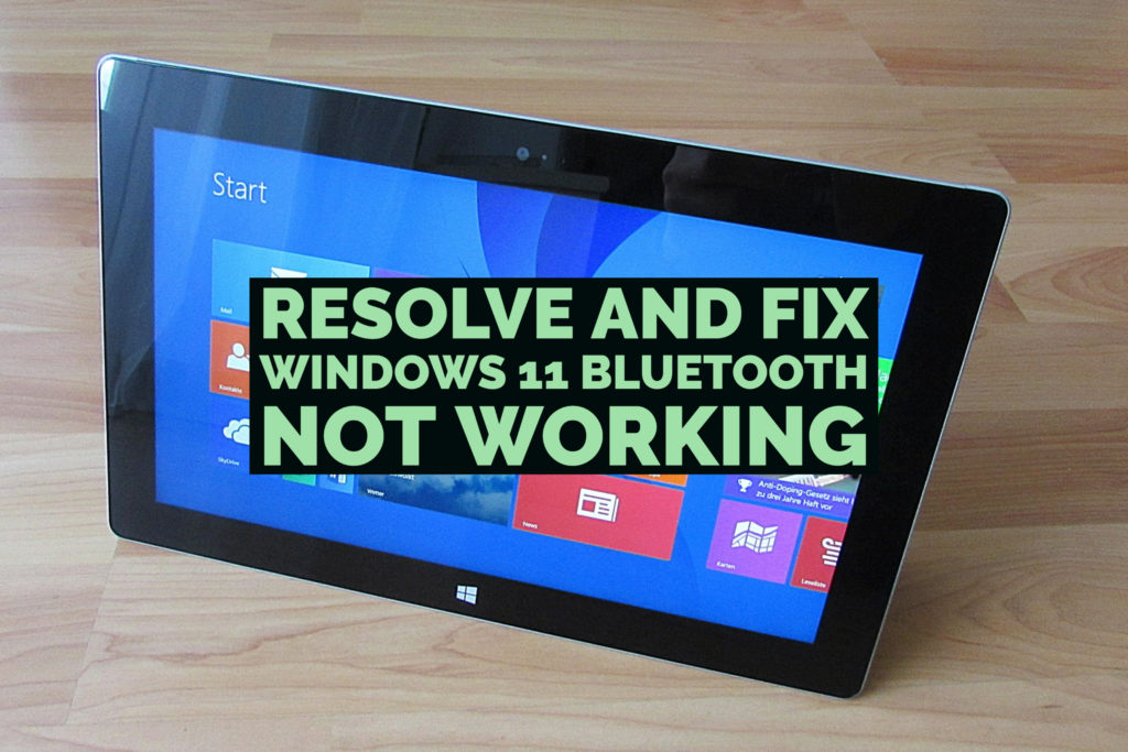 Resolve and Fix windows 11 Bluetooth not working